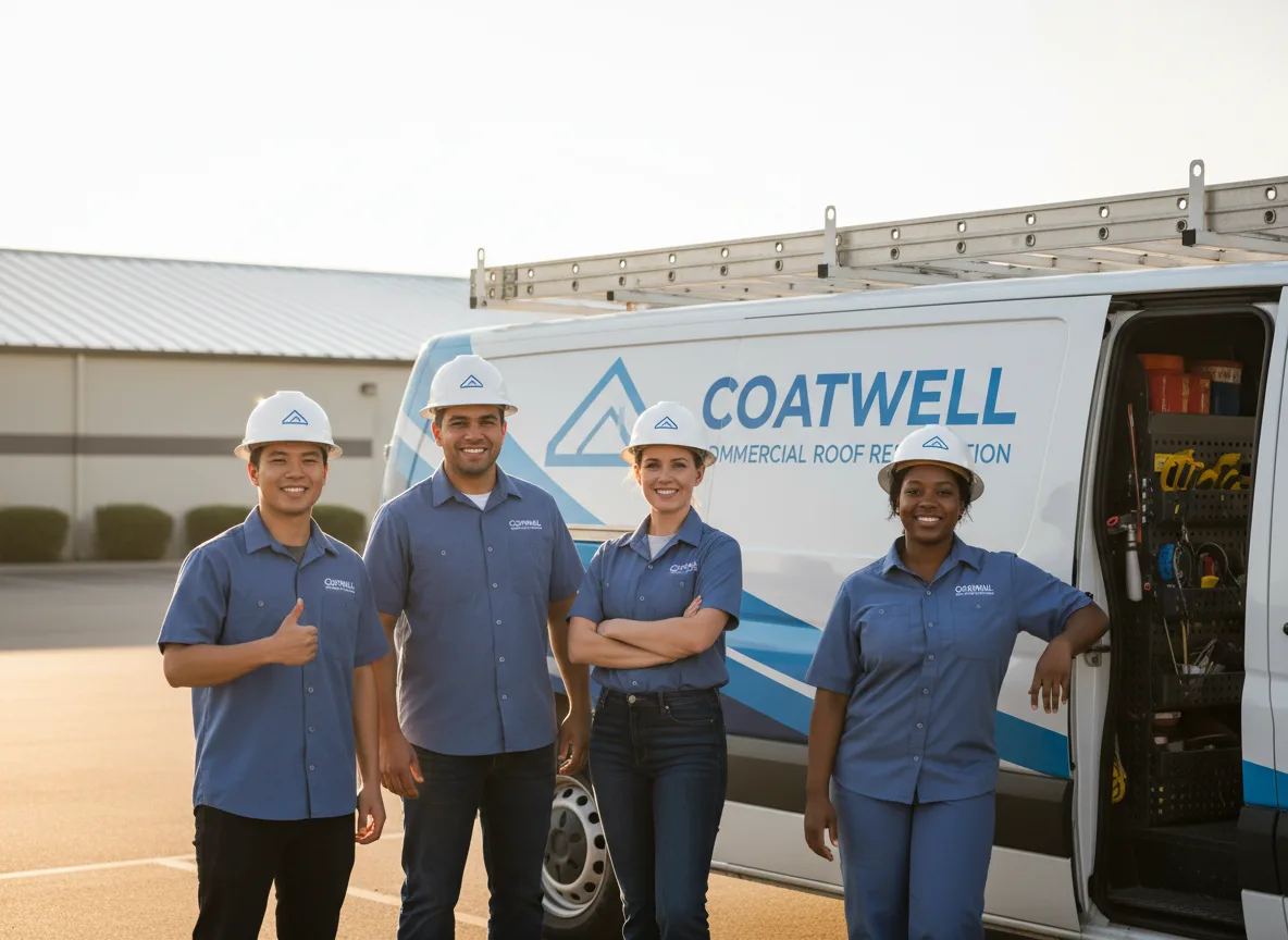 Commercial roof coating company in Hassell, NC